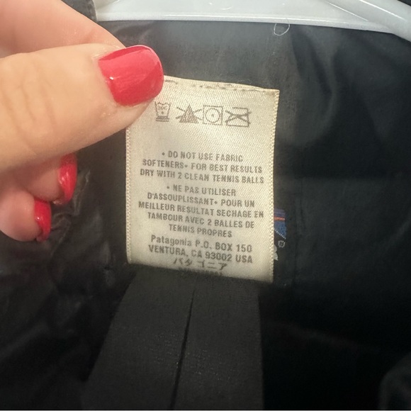 Patagonia Women’s SMALL Black Nano Black Puffer Jacket Excellent Condition VIDEO - Picture 10 of 11